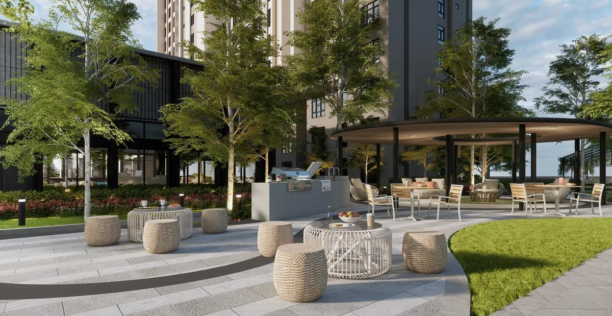 MONterra BBQ deck artist impression